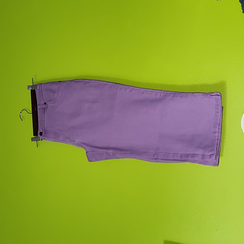 Light purple size 14W Capri Jeans by Woman Within